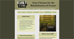 Desktop Screenshot of iowacure.org